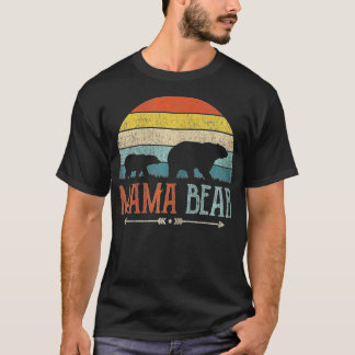 かわいいママ熊ヴィンテージ母の日レトロ母 –  Tシャツ