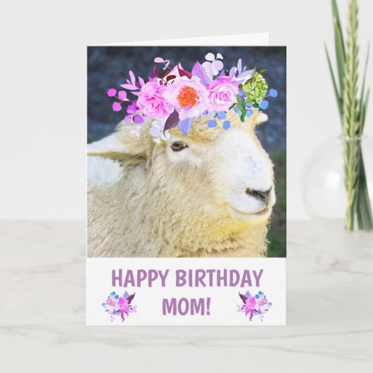 かわいいママ誕生日 カード (正面)