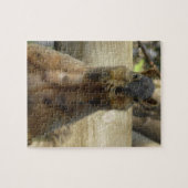 かわいいママ食べ物リスのナッツ ジグソーパズル (横)