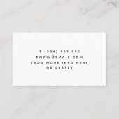 かわいいママ&ベビーベア認定ナニーベビーシッター 名刺 (裏面)