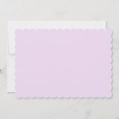 かわいいママ&ベビーユニコーンマジカルベイビーシャワー 招待状 (裏面)