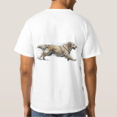 かわいいママ、犬ママ服、面白い犬服、ペットL Tシャツ (裏面)