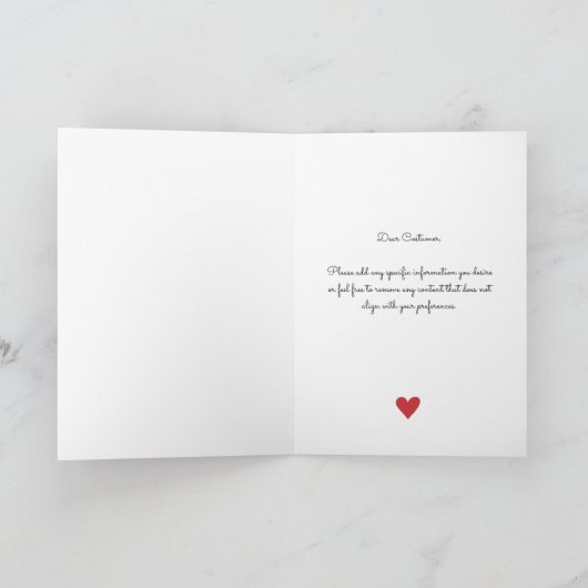 かわいいマミーとダディー　メリークリスマス　折り紙 シーズンカード (内部)