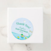 かわいいマラードアヒル赤ちゃんシャワーありがとう フェイバータグ (インサイチュ)