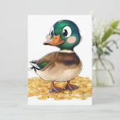 かわいいマラール山の金ゴールド招待状 招待状 (スタンド正面)