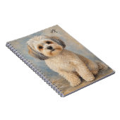 かわいいマルシーの犬 ノートブック (右側)
