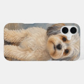 かわいいマルシーの犬 iPhoneケース (裏面横)