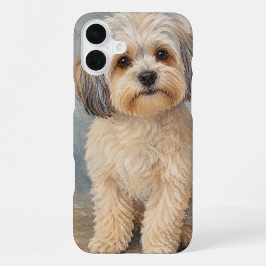 かわいいマルシーの犬 iPhoneケース (裏面)