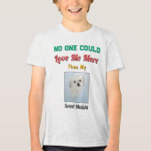 かわいいマルシーズーの愛 トライブレンドＴシャツ (正面)