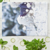 かわいいマルタ犬 キッチンタオル (折り畳み)