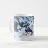 かわいいマルタ犬 コーヒーマグカップ (正面左)