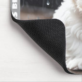 かわいいマルチーズドッグパピー秋雨名前をカスタムする マウスパッド (コーナー)