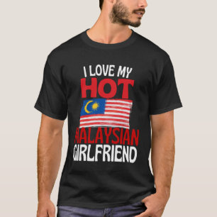 かわいいマレーシア人の彼女が大好き ファニーマレーシア Tシャツ