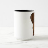 かわいいマンガおもしろいビーバーウッドランド マグカップ (中央)