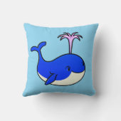 かわいいマンガのイルカ クッション (裏面)