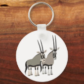 かわいいマンガのオリックスのキーチェーン キーホルダー (正面)