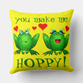 かわいいマンガのカエル作ってね クッション (裏面)