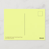 かわいいマンガのカエル作ってね ポストカード (裏面)