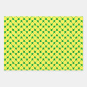 かわいいマンガのカエル ラッピングペーパーシート (正面2)