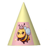 かわいいマンガのクイーンビー パーティーハット (正面)
