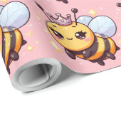 かわいいマンガのクイーンビー ラッピングペーパー (ロールコーナー)