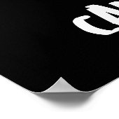 かわいいマンガのクマの宇宙 ポスター (角)