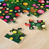 かわいいマンガのクマ ジグソーパズル (側面)