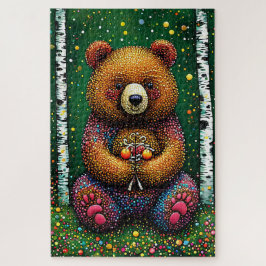 かわいいマンガのクマ ジグソーパズル