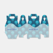 かわいいマンガのクラゲ模様(青海) フェイバーボックス (折り畳みなし)