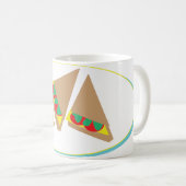 かわいいマンガのサンドウィッチマグ コーヒーマグカップ (正面右)