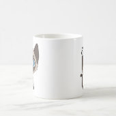 かわいいマンガのシャム猫 コーヒーマグカップ (中央)