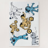 かわいいマンガのジグソー ジグソーパズル (縦)