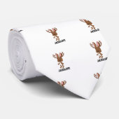 かわいいマンガのジャカロープ ネクタイ (ロール)