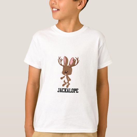 かわいいマンガのジャカロープ Tシャツ (正面)