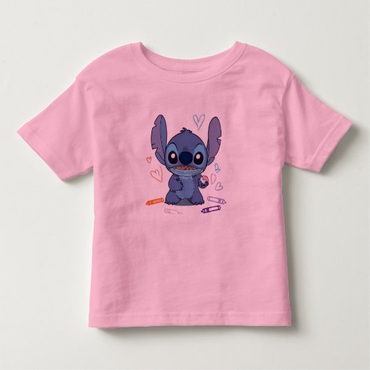 かわいいマンガのスケッチ トドラーTシャツ (正面)