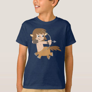 かわいいマンガのセントゥール射手座キッズTシャツ Tシャツ