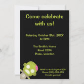 かわいいマンガのゾンビ 招待状 (裏面)