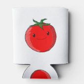 かわいいマンガのトマト 缶クーラー (裏面)