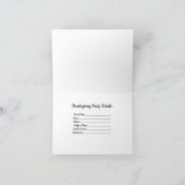 かわいいマンガのトルコ |カスタマイズ 案内状 (内部)