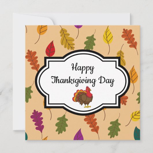 かわいいマンガのトルコ カード (正面)