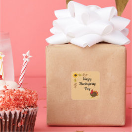 かわいいマンガのトルコ スクエアシール