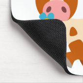 かわいいマンガのトロット牛マウスパッド マウスパッド (コーナー)