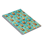 かわいいマンガのハチ ノートブック (右側)