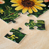 かわいいマンガのハリネズミ ジグソーパズル (側面)