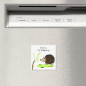 かわいいマンガのハリネズミ マグネット (インサイチュ (食洗機))