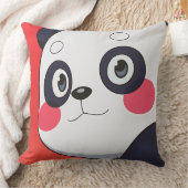 かわいいマンガのパンダピローおもしろいホームデコ クッション (ブランケット)
