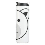 かわいいマンガのホッキョクグマ タンブラー (回転右)