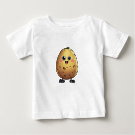 かわいいマンガのポテトの喜び ベビーTシャツ