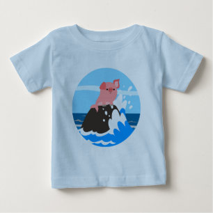 かわいいマンガのメルピオンザロックベビーTシャツ ベビーTシャツ