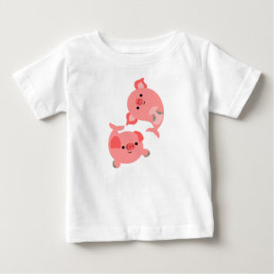 かわいいマンガのメルピグベビーTシャツ ベビーTシャツ